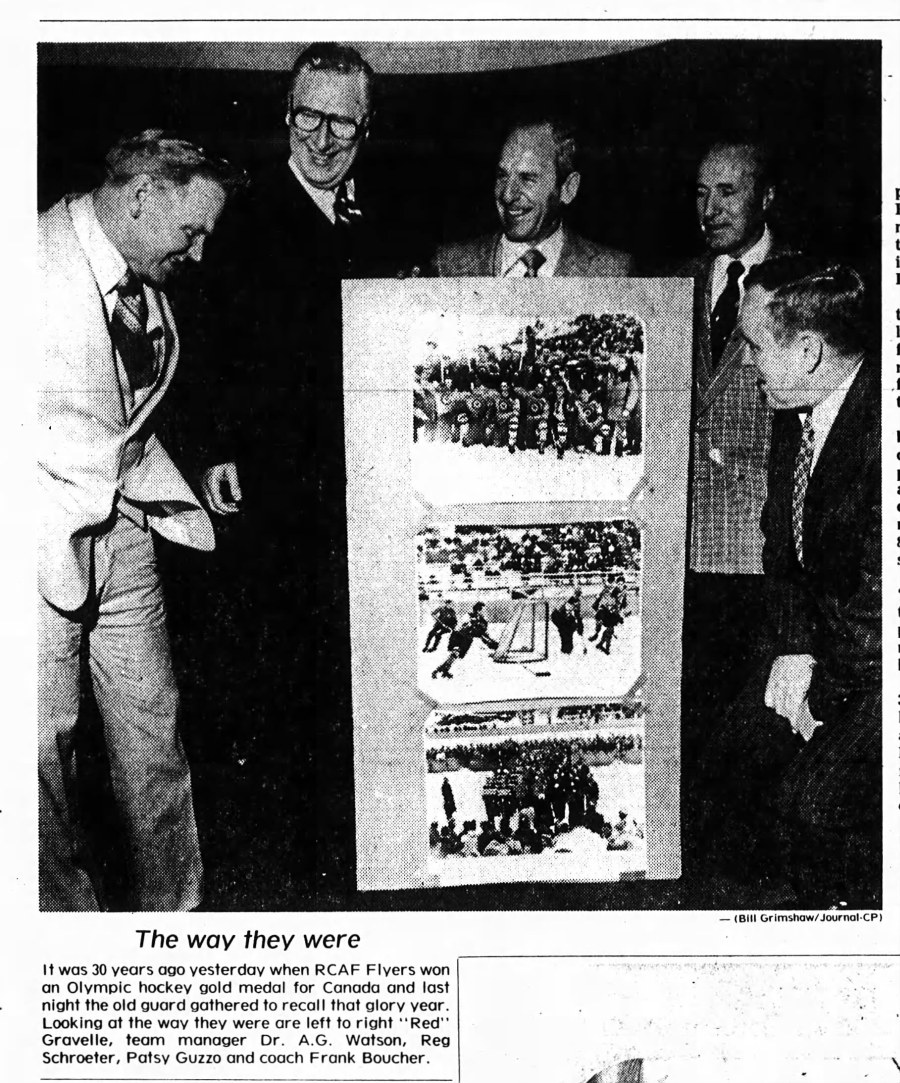 Photo: Feb 1978 OJ News Photo on 30th ANNIVERSARY 1948 –  R.C.A.F. FLYERS